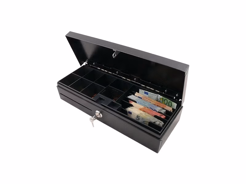 Kassenschublade Supermarkt