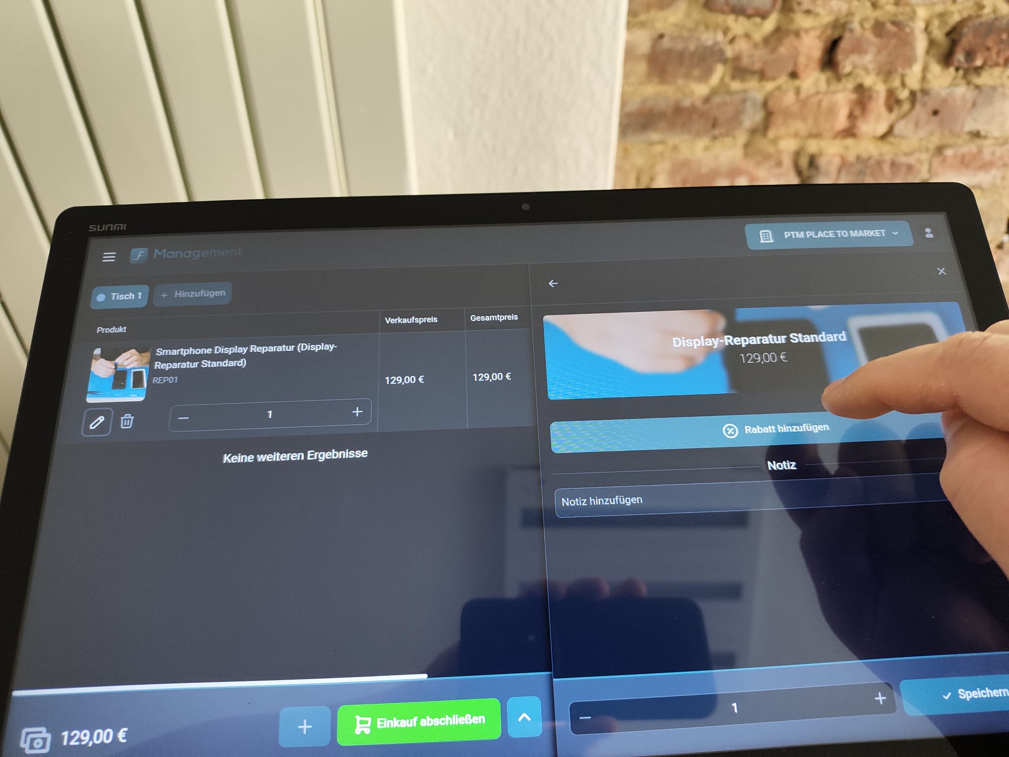 Kassensoftware für Reparaturauftrag und Serviceartikel
